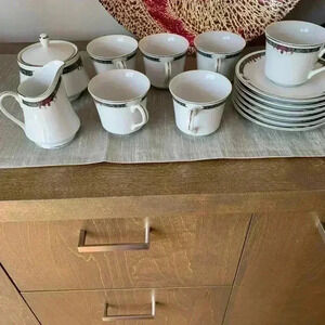 Beautiful Crescent fine  China Set by Ranmaru.